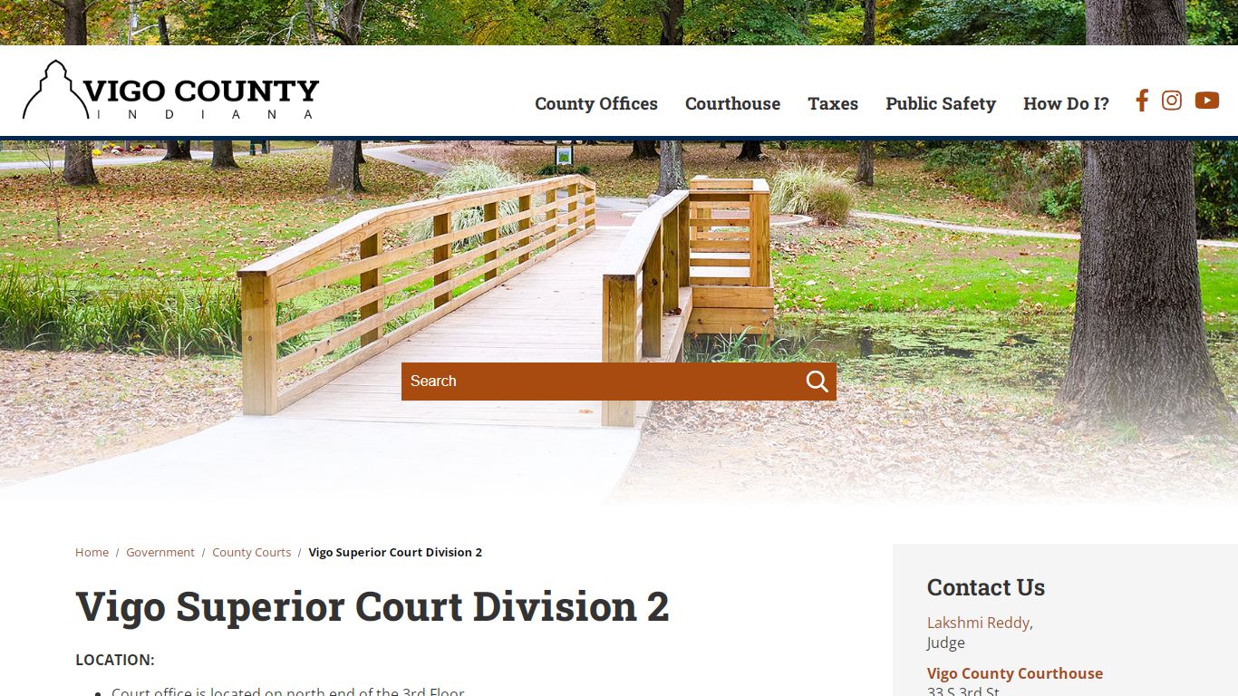 Vigo Superior Court Division 2 - Vigo County, Indiana